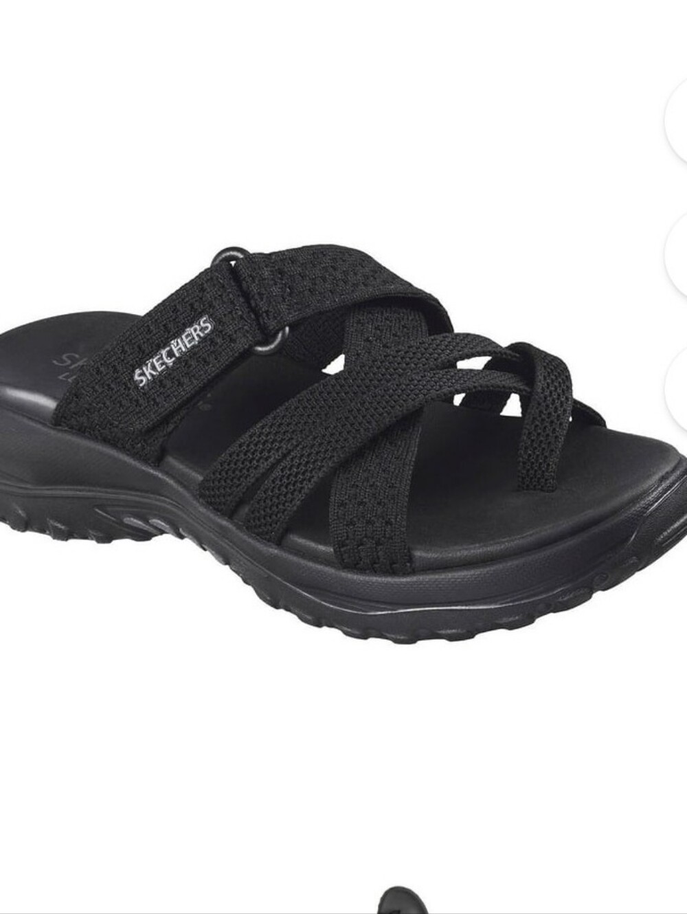 (6)Skechers Ladied  Strappy Slide Sandal